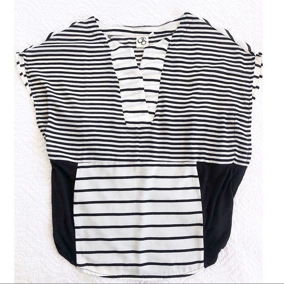 One September Anthropologie "Madrigal" Stripe Top - Picture 8 of 8